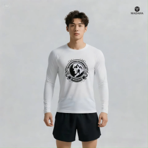 Madaha Kaos Baju Lengan Panjang Dry fit Jersey Olahraga Mountain Climbing Maven