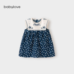 babylove | Summer Thin French Floral Baby Girl Dress