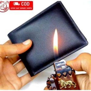 (BARU)DOMPET KULIT 3 DIMENSI HITAM POLOS / PROMO Dompet Kulit Pria 100% ORIGINAL Kulit Asli Garut
