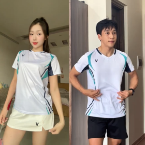 Áo Cầu Lông Quần Cầu Lông Bộ Cầu Lông Nam Nữ Chuyên Nghiệp Vải Thoáng Khí A1031 - V Badwear