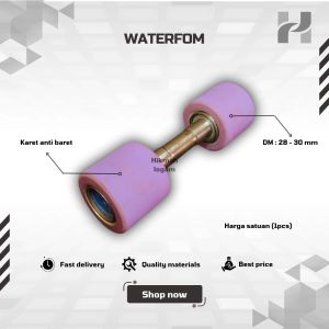 roda waterfom karet | aksesoris pintu pagar
