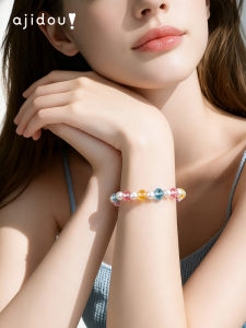 ajidou | Elegant Crystal Pearl Bracelet