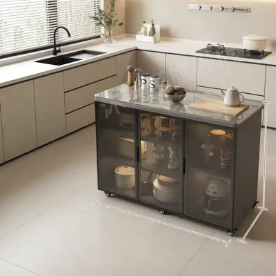 ZHENTAIYUAN | Multifunctional Kitchen Island Storage Cabinet