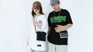 【Original+24hours delivery】Messenger Bag Mens Ins Tide Small Bag Harajuku Canvas Shoulder Bag Literary Male Student Trend Korean Street Bag Female
