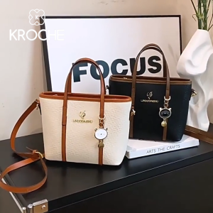 Kroche - [Free Gantungan] Julie Totebag Wanita Tas Selempang Wanita Import Korea Tas Wanita Terbaru 2025 Shoulder Bag Wanita Sling Bag Wanita Hand Bag Wanita