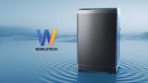 Worldtech เครื่องซักผ้า ความจุ 12KG เครื่องซักผ้าฝาบน อัตโนมัติ รุ่น WT-MB120-620_Grey