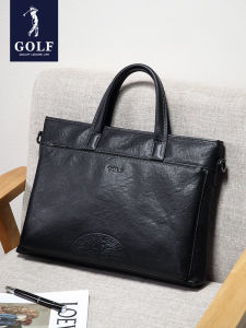 Golf | Mens Genuine Leather Business Briefcase