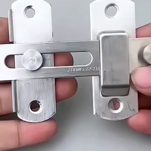 Grendel Kunci Pintu Geser Sliding Door Slot Pengaman Kunci Lemari Pintu Kamar Mandi