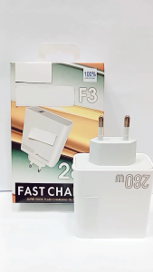 Batok Adapter Kepala Casan HP For PC F3 280W Fasr Charger Support Fat Charging Batok Adaptor