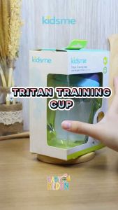 TRITAN TRAINING CUP KIDSME - with WEIGHTED STRAW -Gelas Sedotan minuman bayi/ Cap Training anak/ Botol Minim Bayi/ Botol Minum Anak Dengan Sedotan