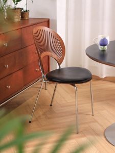XIANGNANSONG | Vintage Style Solid Wood Home Balcony Dining Chair