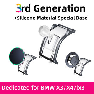 Car Mobile Phone Holder For BMW IX3 X3 G01 X4 G02 2022 2023 Car Gravity Stand GPS Bracket For Magsafe Magnetic Charge Stand