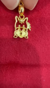 Poh Heng Jewellery 22K Horse with Prosperity Lock Pendant in Yellow Gold[Price By Weight]