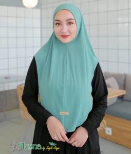 Kerudung Non Pet Husna Jilbab Sakinah Bergo Hijab Instan Dewasa Kekinian Terbaru Jersey Zara Premium
