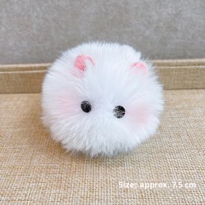 Cute Rabbit Ear Hair Clip Plush Childrens Hair Accessories Girls Adorable Hair Clips Fashionable Hair Decorations