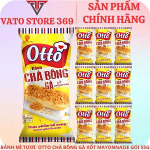 Bánh mì tươi OTTO chà bông gà xốt mayonnaise gói 55g