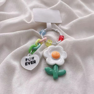Cute Bear Flower Hanging Phone Chain Case for IPhone Air 17 16 E 15 14 13 11 Pro Max Plus 12 Mini 17Pro 17E Strap Phone Cover