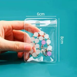 Jewelry Storage Album Transparent PVC Storage Book Earring Necklace Bracelet Ring Storage Bag Anti-oxidation Jewelry Bag