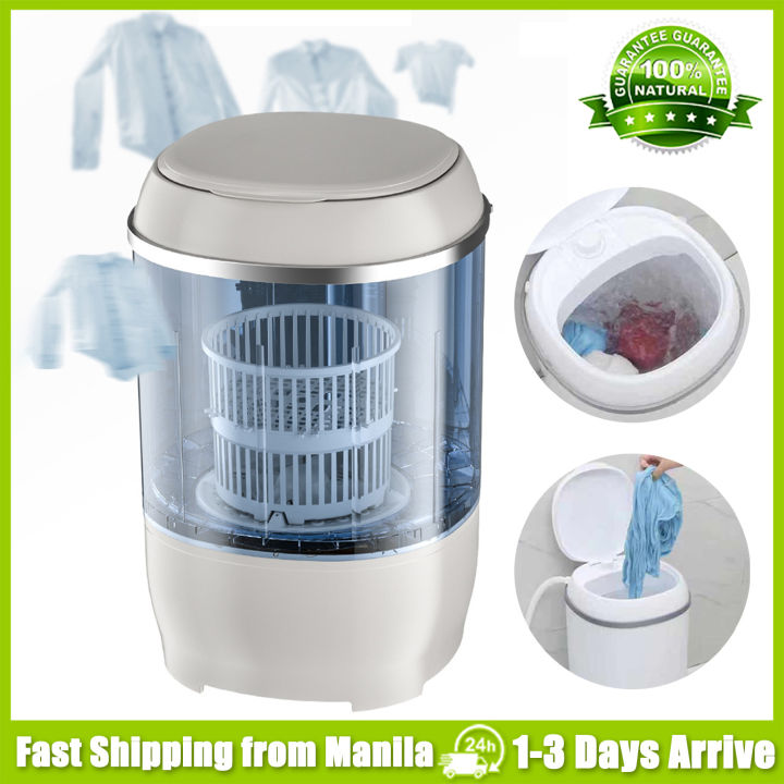 Washing Machine With Dryer Mini Portable Automatic Washing Machine Single Tub Semi Auto Laundry 6696