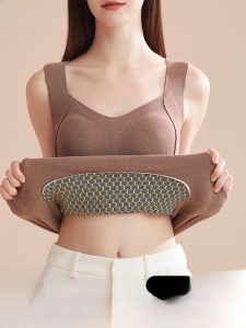 MiiOW | เสื้อกั๊กผ้าขนแกะแบบสวมสำหรับผู้หญิง MiiOW ฤดูใบไม้ร่วง/ฤดูหนาว 2024 ใหม่ ไร้รอยต่อ เสื้อชั้นในแบบเกาะอก แผ่นเสริมหน้าอก แผ่นเสริมหน้าท้อง สายเดี่ยว อบอุ่น