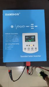 Zamdon Toroidal Hybrid Off-grid Solar Inverter 24V1000W with 40A MPPT SCC