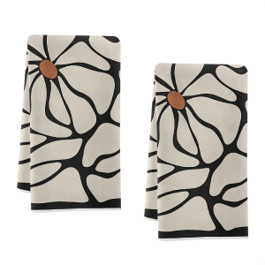 2-Pack Bohemian Floral Kitchen Towels Dish Towels Hand Towels Kitchen Decor Towels Neighbor Gifts Sweet Housewarming Gifts for Friends Mom Gifts Friend Birthday Gifts.