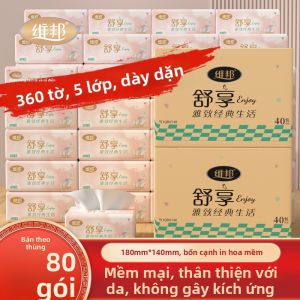 Vipoon | Gói Khăn Giấy Lớn 5 Lớp Dày