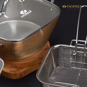 VICENZA PANCI SET SQUARE PAN V5492 5 pcs
