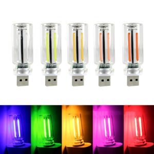 USB Touch Dimming LED Filament Glass Bulb 5V Retro Edison Bulb Night Light Car Decoration Incandescent Eye Protection Lighting