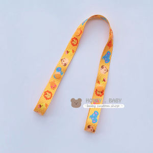 Baby Toy Anti-Loss Rope Teether Soothing Nipple Chain Multi-Purpose Double-Sided Cartoon Baby Stroller Bed Pushcart