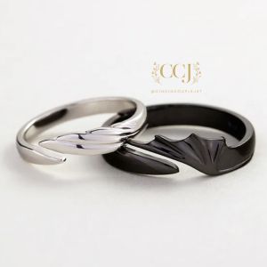 Cincin Couple Silver Adjustable S02 | Pasangan | Nikah | Lamaran | Hadiah | Tunangan 925 Perak | Aksesoris Pria Wanita