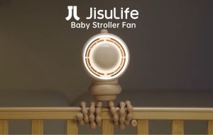 JISULIFE Stroller Fan 5000mAh Battery 100 Speeds Mute Strong Wind Rechargeable Clip Baby Seat With Light Suitable For Camping Emergency Desk Table Fans Yoyo 2 Stroller Bravofor2 Stroller - Lazada