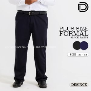 🇲🇾 DESINCE Big Formal Pants Plus Size Seluar Lelaki Elastic Men Business Casual Pant MP 059