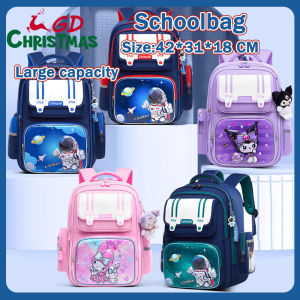 GD Christmas 2025 Cartoon School Bag Large Capacity Student School Bag Childrens Shoulder Waterproof Backpack