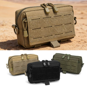 Molle Admin Pouch Utility EDC Tool Pouch Hunting Bag Horizontal Modular Pouch Chest Waist Pack EMT Orgaznier Bag for Outdoors