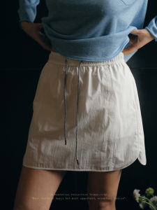 SHEITAOZI | Elastic High-Waist Retro American Slimming Short Skirt