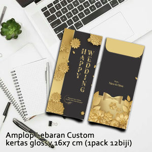 amplop wedding bowo kondangan custom nama murah isi 12 pcs