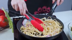 Capitan MINI 8INCH: Jepitan Makanan Stainless & Pencapit Serbaguna