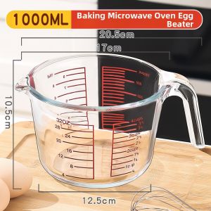 Large Capacity Heat Resistant Measuring Glass
