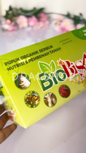 Pupuk Organik Serbuk Bio BISA Teknologi Nano Menutrisi Membenahi Tanah Penyubur Tanaman Buah Sayuran