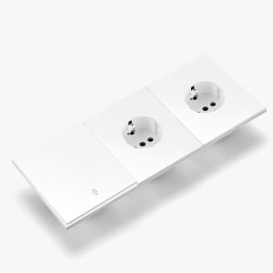 Skin Sensation Embedded Rocker Switch Integrated Panel Skin Feel Paint Wall Socket Button Light Switch Power Sockets Embedded