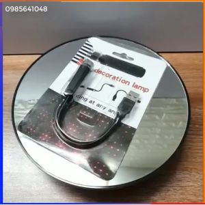 Đèn chiếu trần xe hơi ô tô trang trí nội thất hiệu ứng bầu trời đầy sao cắm USB