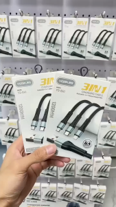 YESPLUS YS-841 3 IN 1 CHARGING CABLE (6A)