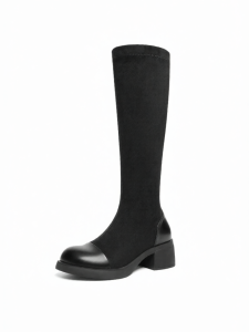 Reddragonfly | High Heel Stretch Boots Autumn Winter Slimming Design Black