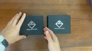 Ví nam da bò sáp Italy phối màu lịch lãm sang trọng PQ Leather PV2 - BH 12 tháng