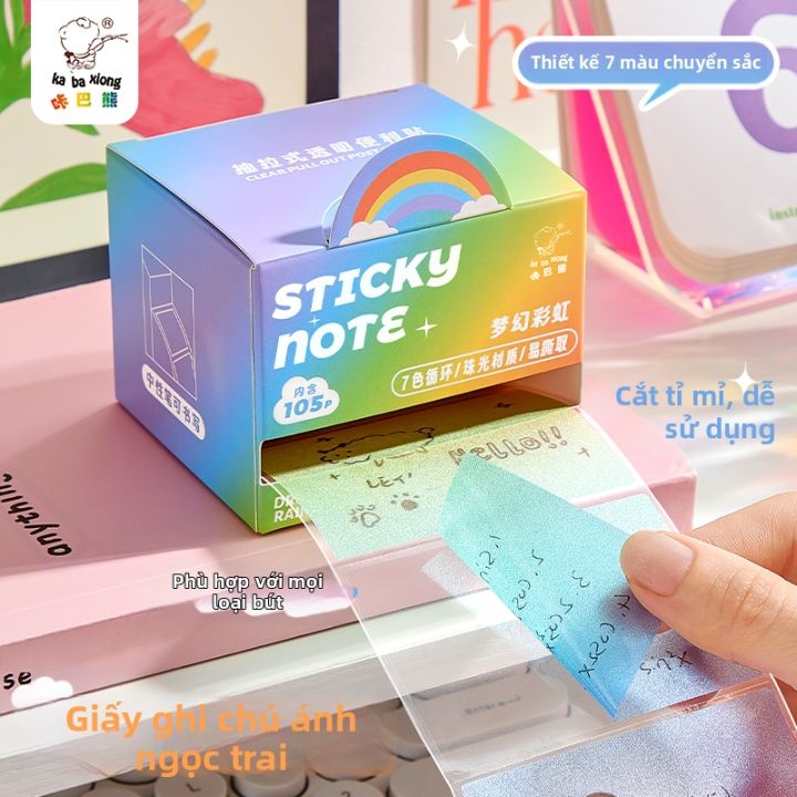 KABAXIONG | Mã Nhãn Dán Trong Suốt Rút Ra cho Học Sinh với Thiết Kế ...