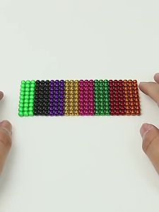 🇸🇬 [In Stock]Magnetic Ball 5mm 216PCS Magnetic Ball Magnet Ball  Magnetic Toys Block Cube Decompress Toy Magic Ball