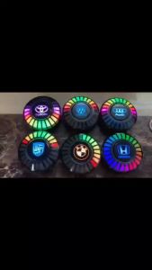Car LED Light RGB Sound Control Voice  Music Rhythm Lamp For Diffuser Vent Clip Air Fresheners Proton Perodua Toyota