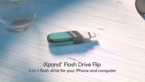 SanDisk iXpand Flash Drive Flip IOS USB3.0 256GB - (SDIX90N-256G-GN6NE)