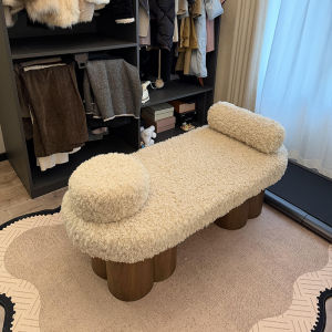 PURPLELEAF | Bedside Clothing Bench Dual Use Bed Footstool